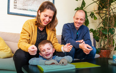 Photo of Laura Steinbusch and family
