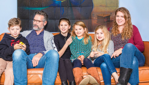 Living with Inherited retinal disease - Maartje de Kok and her family