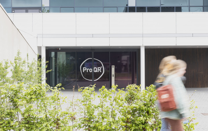 Outside the front of the ProQR office in Leiden