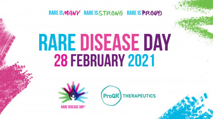 ProQR supports Rare Disease Day, 28 February 2021 - rare is many, rare is strong, rare is proud 