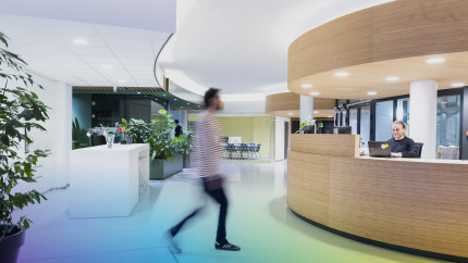 Person entering ProQR office