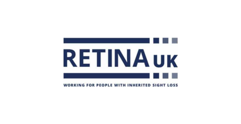 Retina UK logo with text: Working for people with inherited sight loss