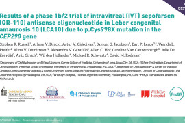 AAO 2020 poster - Sepofarsen clinical trial results for Leber congenital amaurosis 10