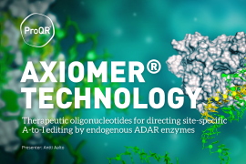 Presentation title slide Axiomer Technology