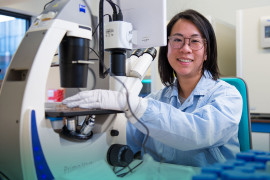 ProQR scientist working in the lab