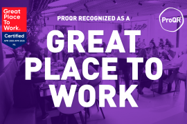 ProQR recognised as a Great Place To Work